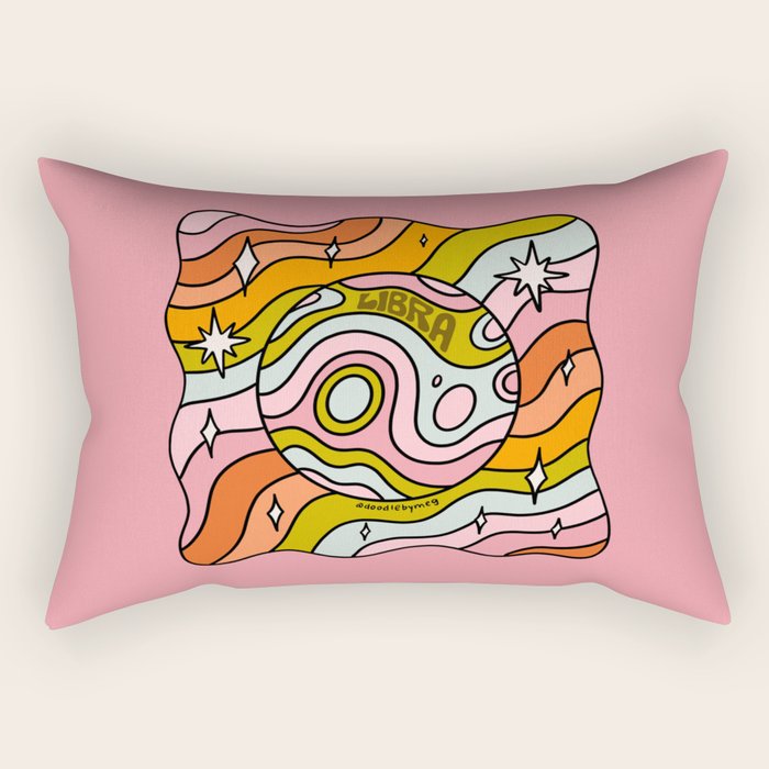 Libra Planet Rectangular Pillow Gallery Image 2