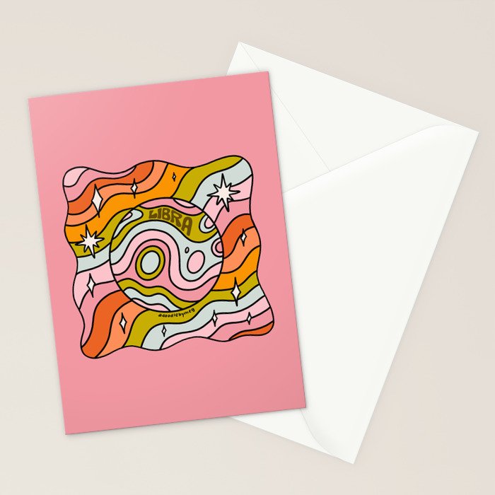 Libra Planet Stationery Card Gallery Image 2