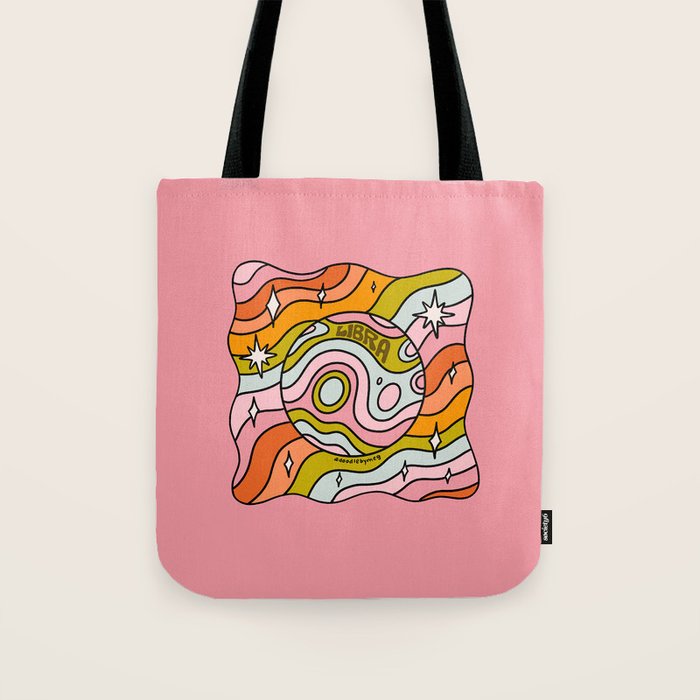 Libra Planet Tote Bag Gallery Image 1