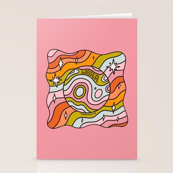 Libra Planet Stationery Card Gallery Image 1