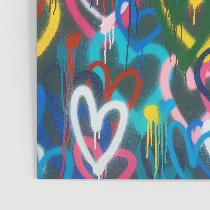 Graffiti Hearts Love (Color) Poster Gallery Image 3
