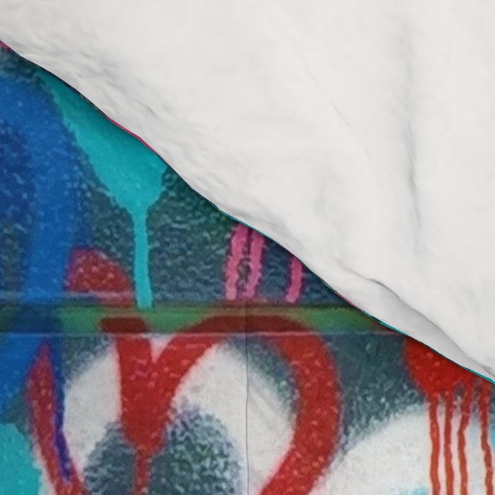 Graffiti Hearts Love (Color) Comforter Gallery Image 4