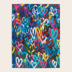 Graffiti Hearts Love (Color) Poster Gallery Image 4