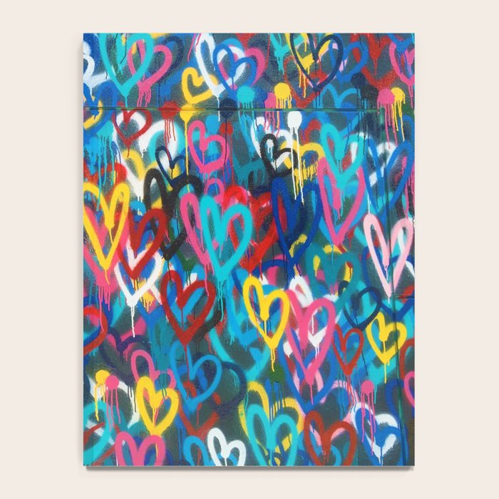 Graffiti Hearts Love (Color) Notebook Gallery Image 4