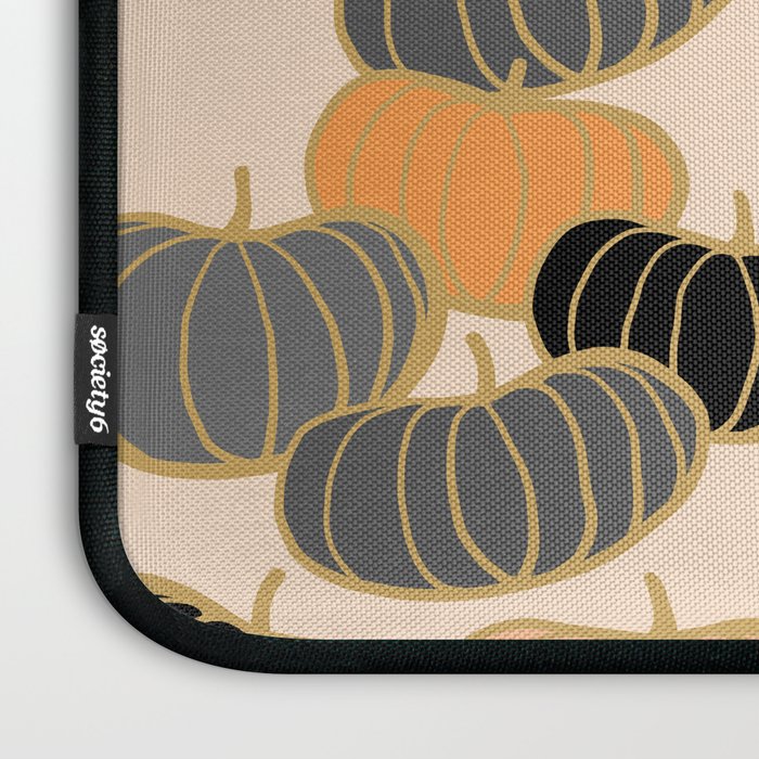 Retro Pumpkin Pattern 1 Laptop Sleeve Gallery Image 3