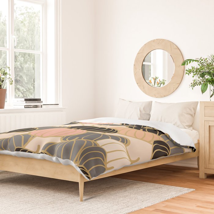 Retro Pumpkin Pattern 1 Duvet Cover Gallery Image 2