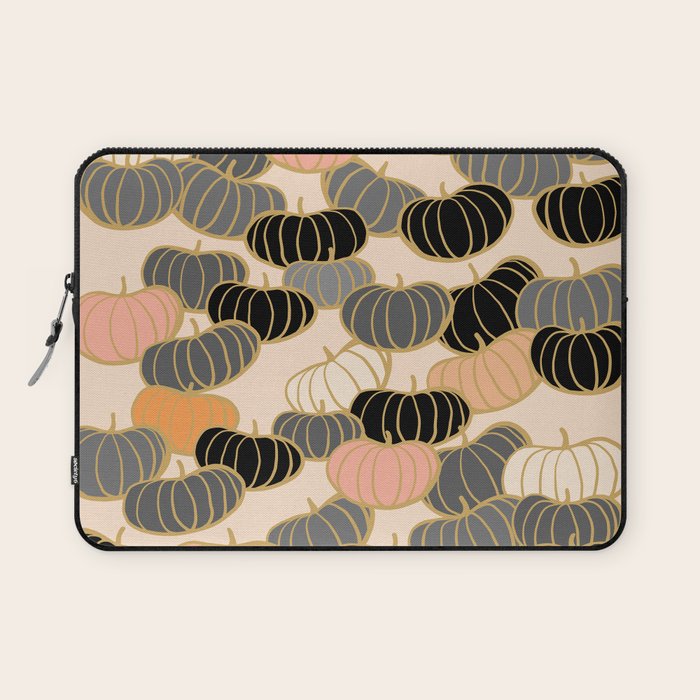 Retro Pumpkin Pattern 1 Laptop Sleeve Gallery Image 1
