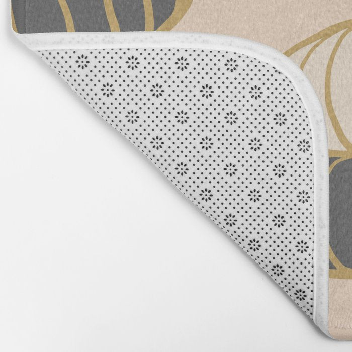 Retro Pumpkin Pattern 1 Bath Mat Gallery Image 2