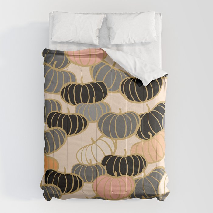 Retro Pumpkin Pattern 1 Comforter Gallery Image 6
