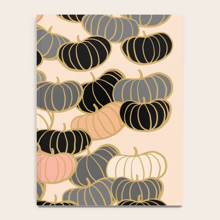 Retro Pumpkin Pattern 1 Notebook Gallery Image 4