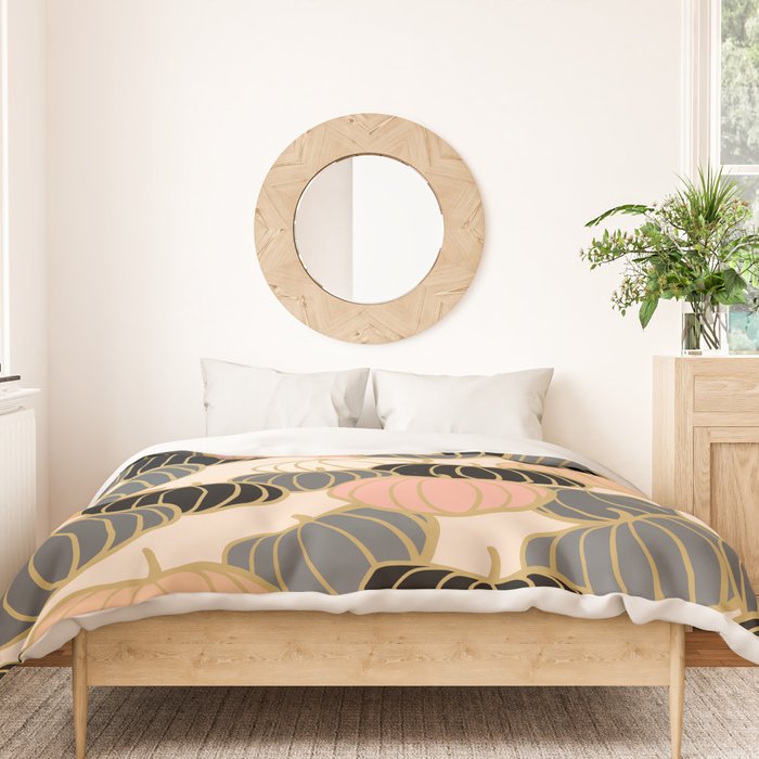 Retro Pumpkin Pattern 1 Duvet Cover Gallery Image 3