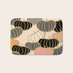 Retro Pumpkin Pattern 1 Bath Mat Gallery Image 1