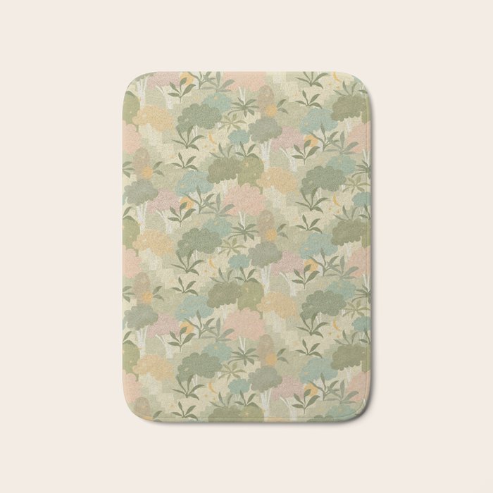 Bohemian Walk Green Bath Mat Gallery Image 1