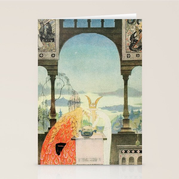 Art by Kay Nielsen from "East of the Sun and West of the Moon" (1914) Stationery Card Gallery Image 1