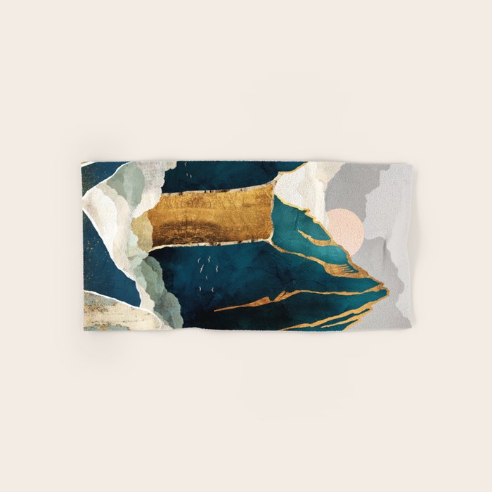 Golden Waterfall Towels Gallery Image 1