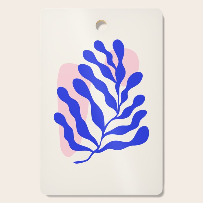 Blue Matisse Ferns Cutting Board Gallery Image 1