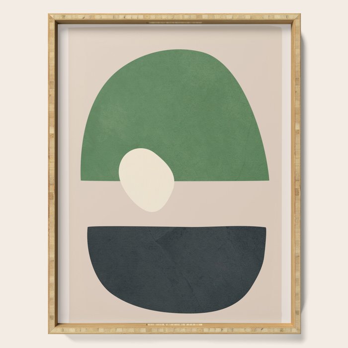 Floating Abstraction 6 Serving Tray Gallery Image 1