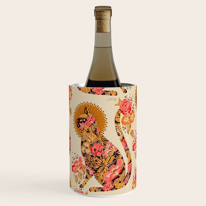Porcelain Cat - 70s Palette Wine Chiller Gallery Image 1