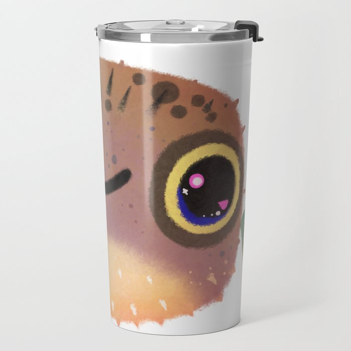 Smiling puffer Travel Mug Gallery Image 2