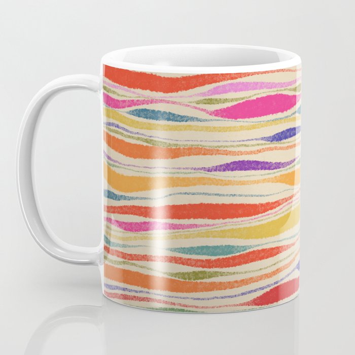 Irregular Lines / Summer Palette Coffee Mug Gallery Image 3