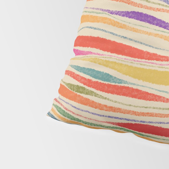 Irregular Lines / Summer Palette Pillow Sham Gallery Image 4