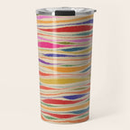 Irregular Lines / Summer Palette Travel Mug Gallery Image 1