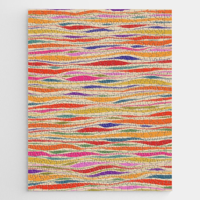 Irregular Lines / Summer Palette Jigsaw Puzzle Gallery Image 1