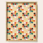 Retro geometry pattern no2 Serving Tray Gallery Image 1