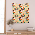 Retro geometry pattern no2 Wall Tapestry Gallery Image 2