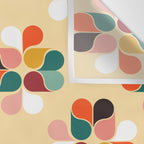 Retro geometry pattern no2 Wall Tapestry Gallery Image 3