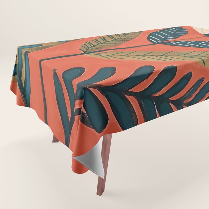 Folk Botanical Bloom Tablecloth Gallery Image 1