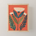Folk Botanical Bloom Mini Art Print Gallery Image 1