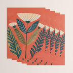 Folk Botanical Bloom Wrapping Paper Gallery Image 3