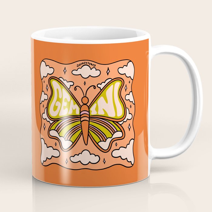 Gemini Butterfly Coffee Mug Gallery Image 1