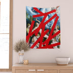 The Historical Brutality of the Gaze As Seen By Those With Power Wall Tapestry Gallery Image 2
