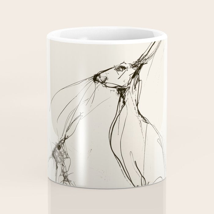 Hare Pair Coffee Mug Gallery Image 4