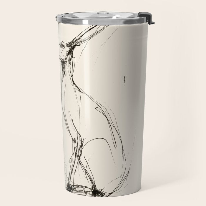 Hare Pair Travel Mug Gallery Image 2