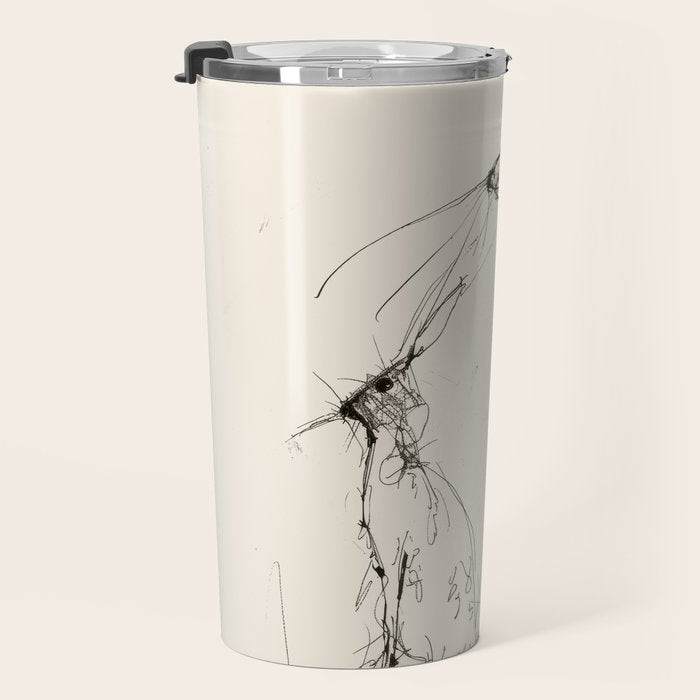 Hare Pair Travel Mug Gallery Image 3
