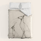 Hare Pair Duvet Cover Gallery Image 6