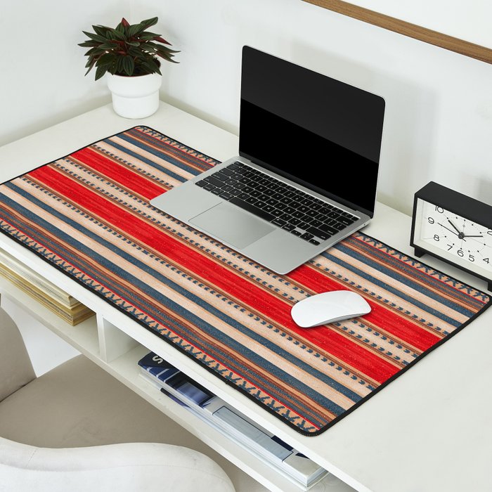 Bohemian Tapestry: Timeless Moroccan Heritage Fabrics Desk Mat Gallery Image 2