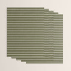 Cozy Stripes In Olive Green Wrapping Paper Gallery Image 3