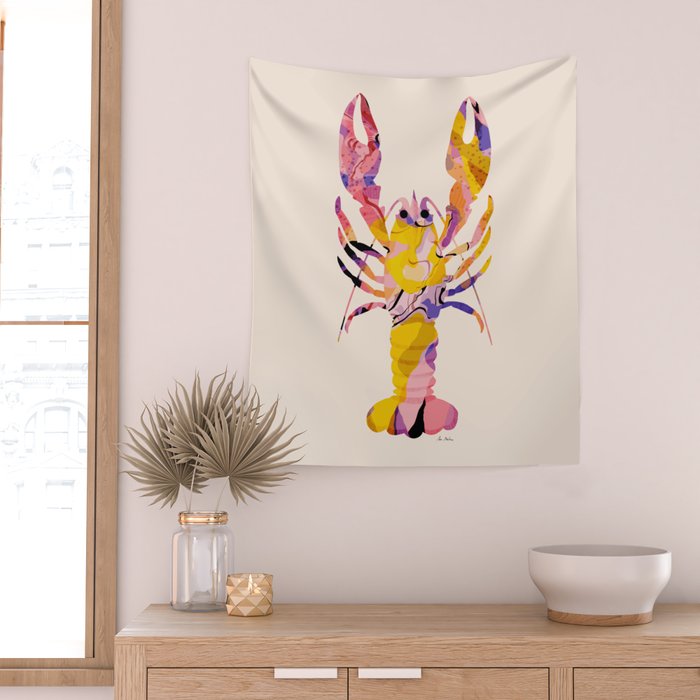 Lobster Wall Tapestry Gallery Image 2