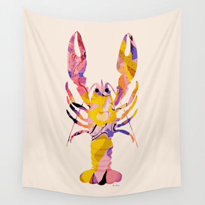 Lobster Wall Tapestry Gallery Image 4