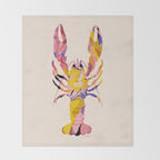 Lobster Throw Blanket Gallery Image 2