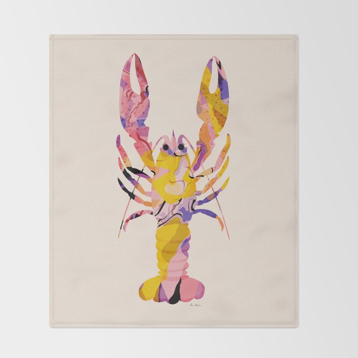 Lobster Throw Blanket Gallery Image 2