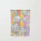 Striped Party Disco Ball muliticolor Wall Hanging Gallery Image 1
