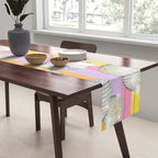 Striped Party Disco Ball muliticolor Table Runner Gallery Image 2