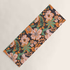 Orange flowers Yoga Mat Gallery Image 1
