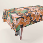 Orange flowers Tablecloth Gallery Image 1