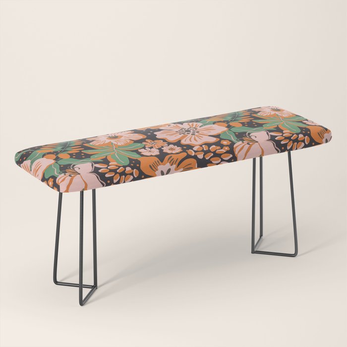 Orange flowers Bench Gallery Image 1